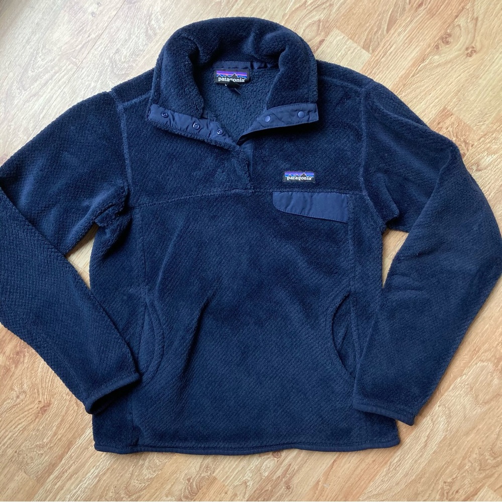 Patagonia Re Tool Pullover Women’s Small Navy Blue